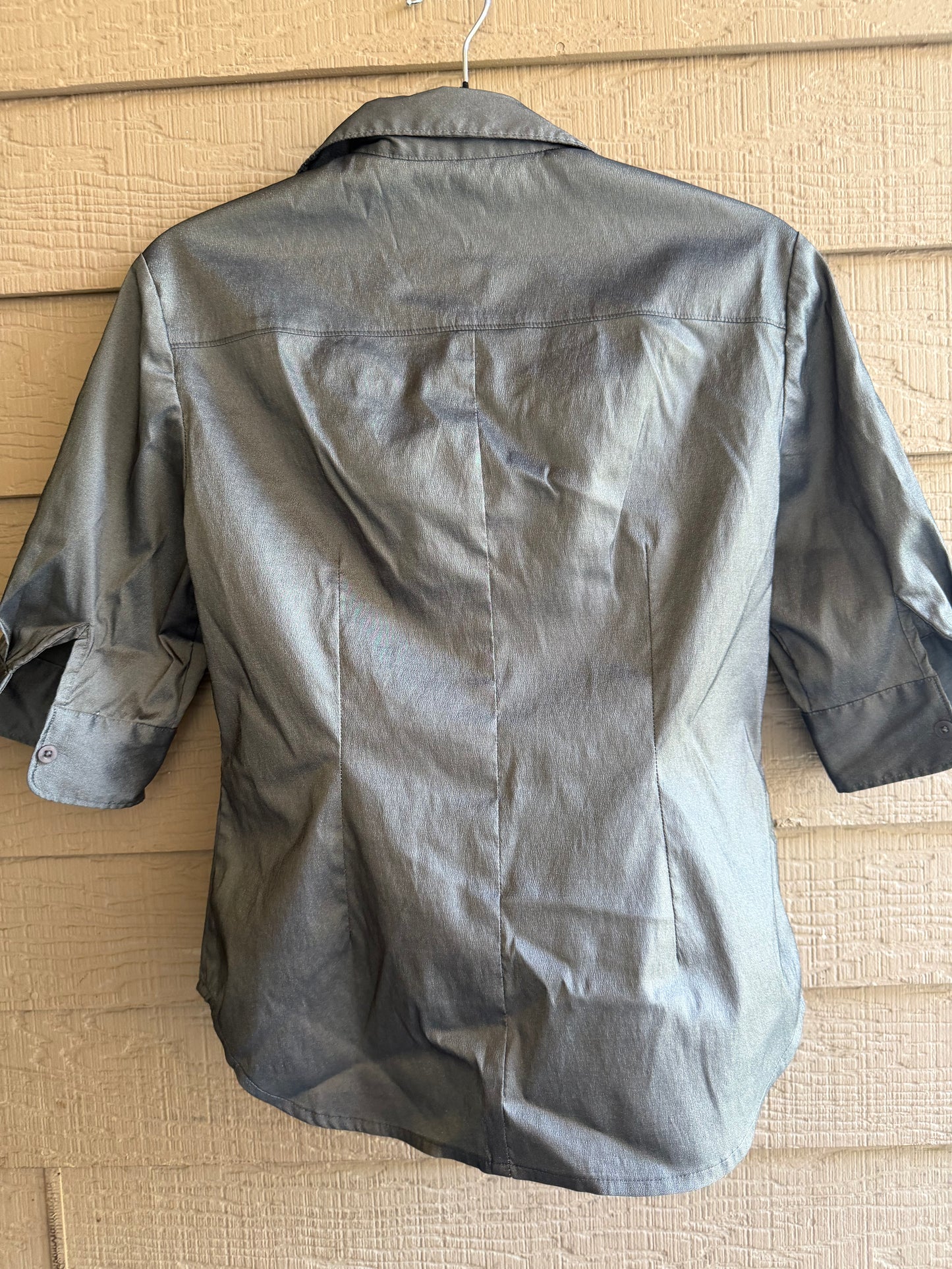 Express -Button Up Office Goth- Size 3/4