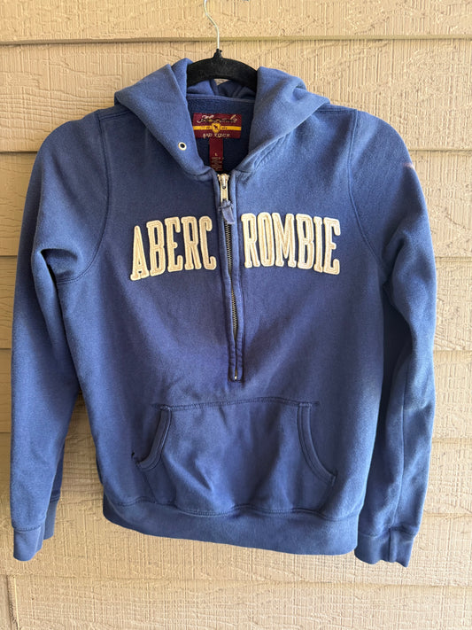 Y2k Abercrombie & Fitch 3/4 Zip- Size Large