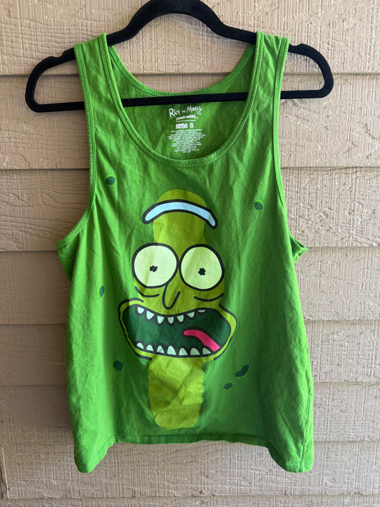 2017 Rick and Morty- PICKLE RICK Tank- Size Small