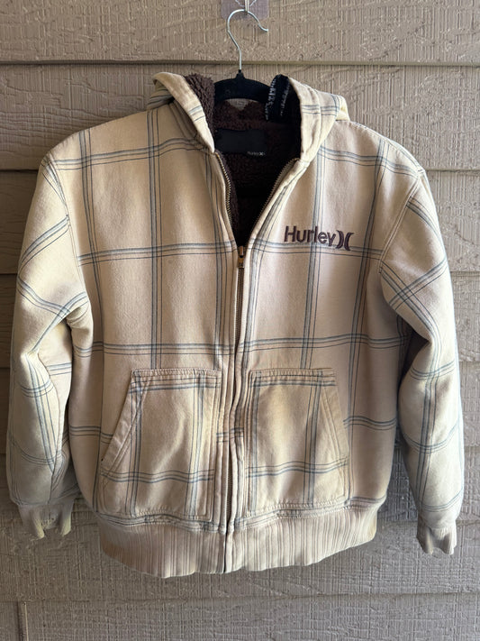 Hurley Distressed Zip Up- Size M