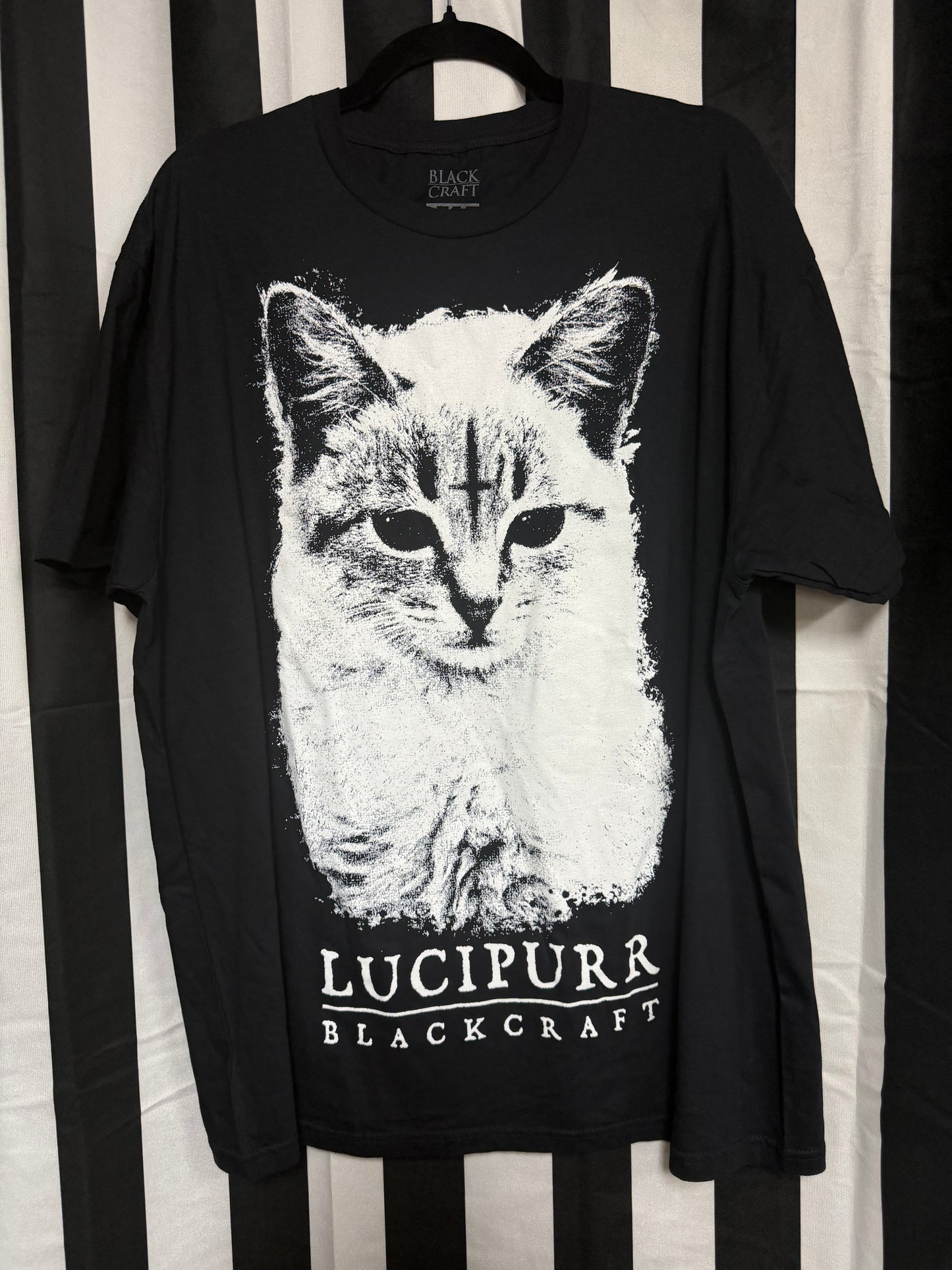 Authentic Blackcraft Lucipurr Shirt- Size XL