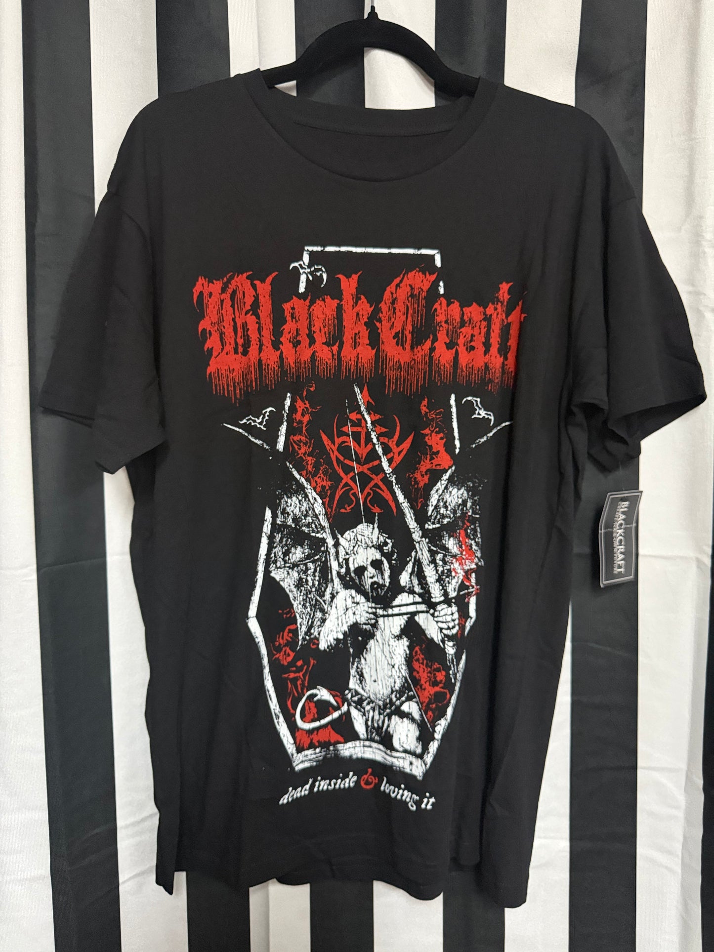 Authentic Blackcraft Dead Inside & Loving It Shirt- Size L