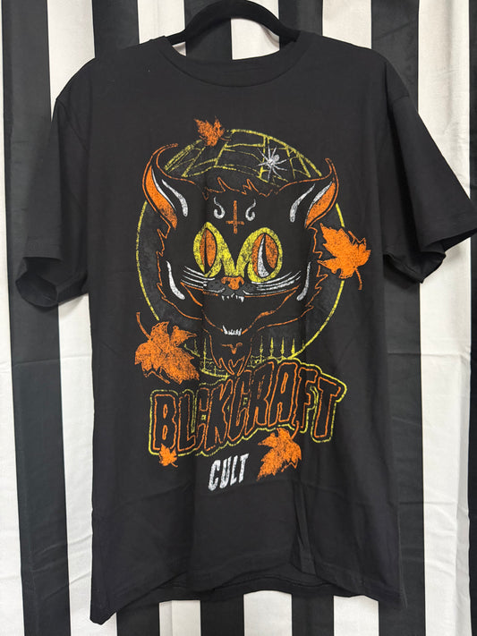 Authentic Blackcraft Cult Vintage Cat Shirt- Size Large