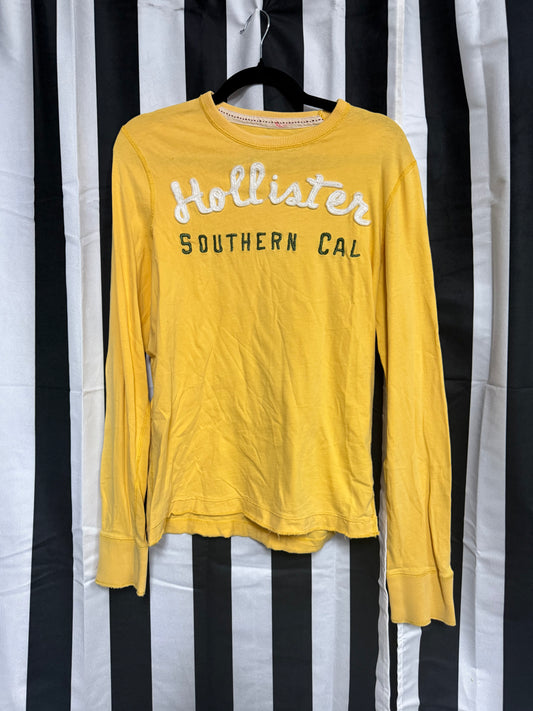 Y2K Yellow Hollister Long Sleeve - Size Med
