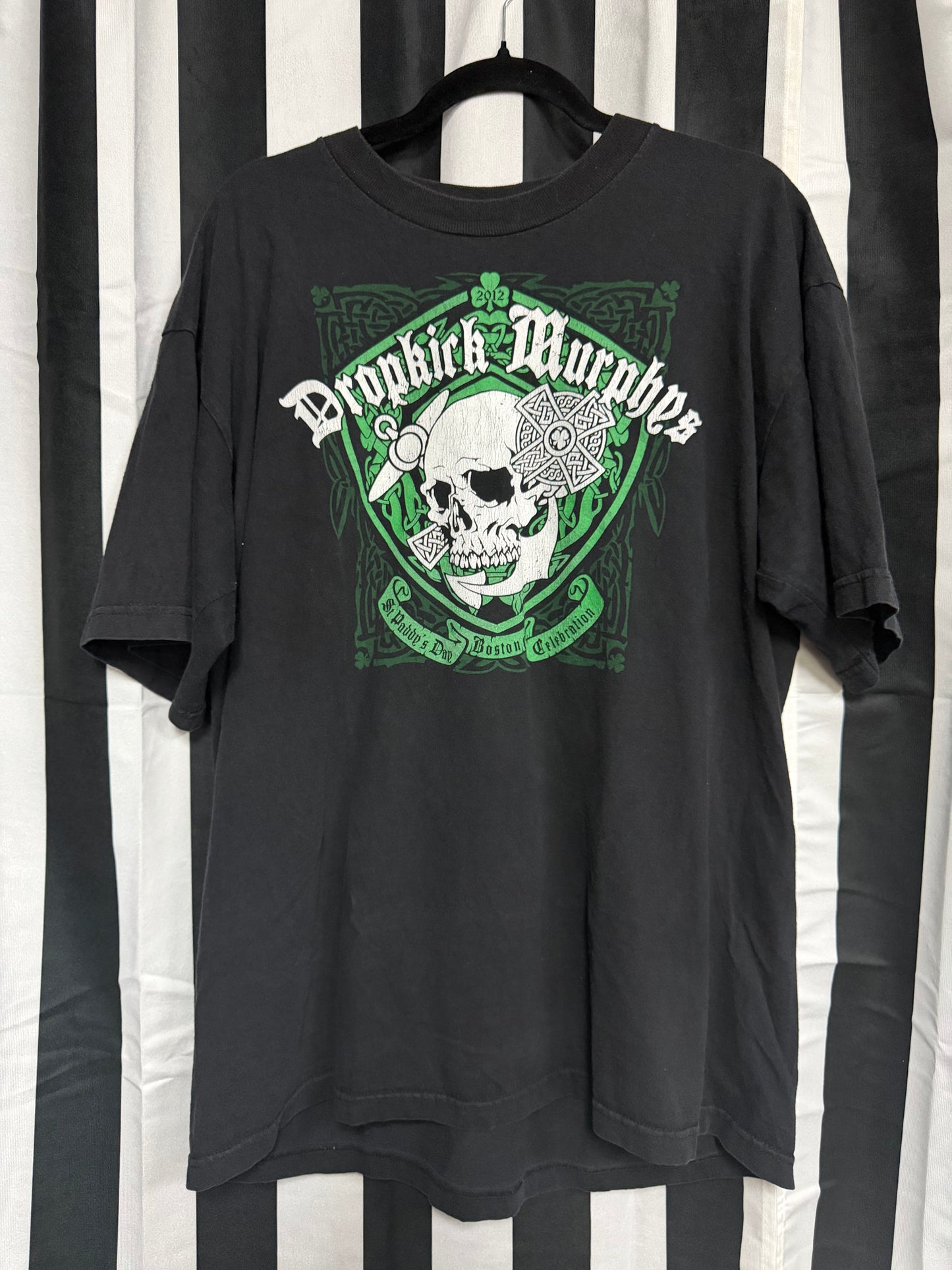 2012 Dropkick Murphys St Patrick's Day Boston Celebration Shirt- Size XL