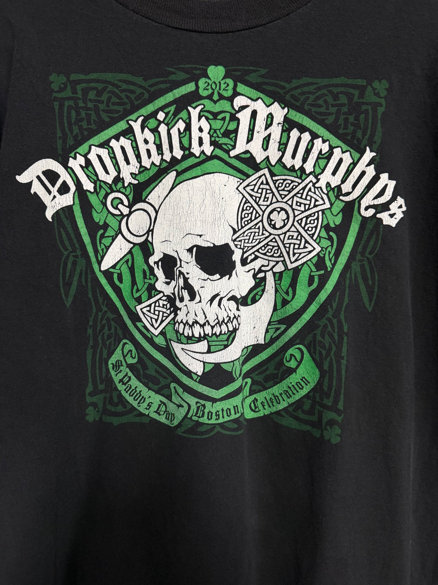2012 Dropkick Murphys St Patrick's Day Boston Celebration Shirt- Size XL