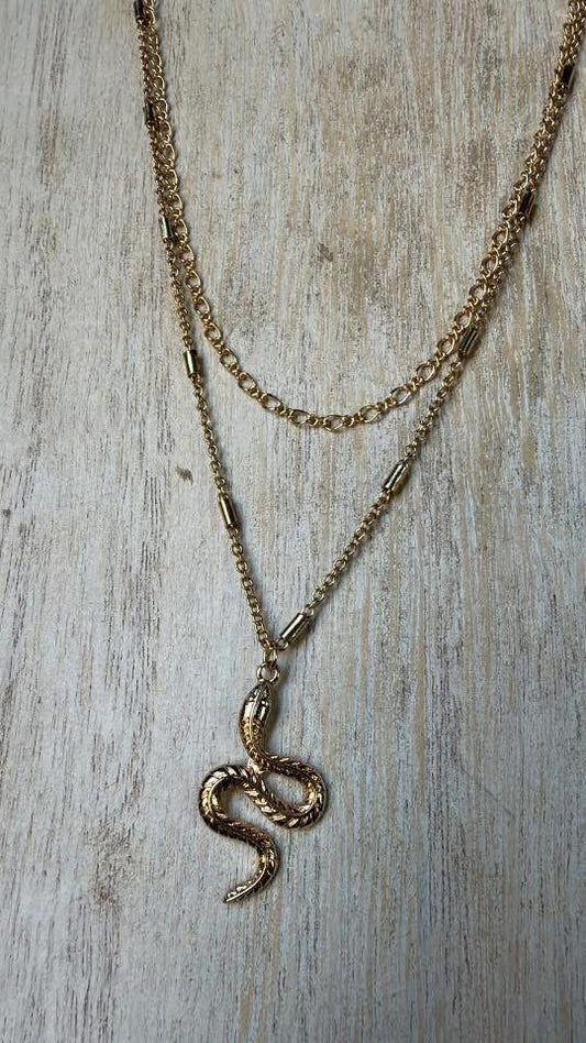 2-Layer Snake Necklace