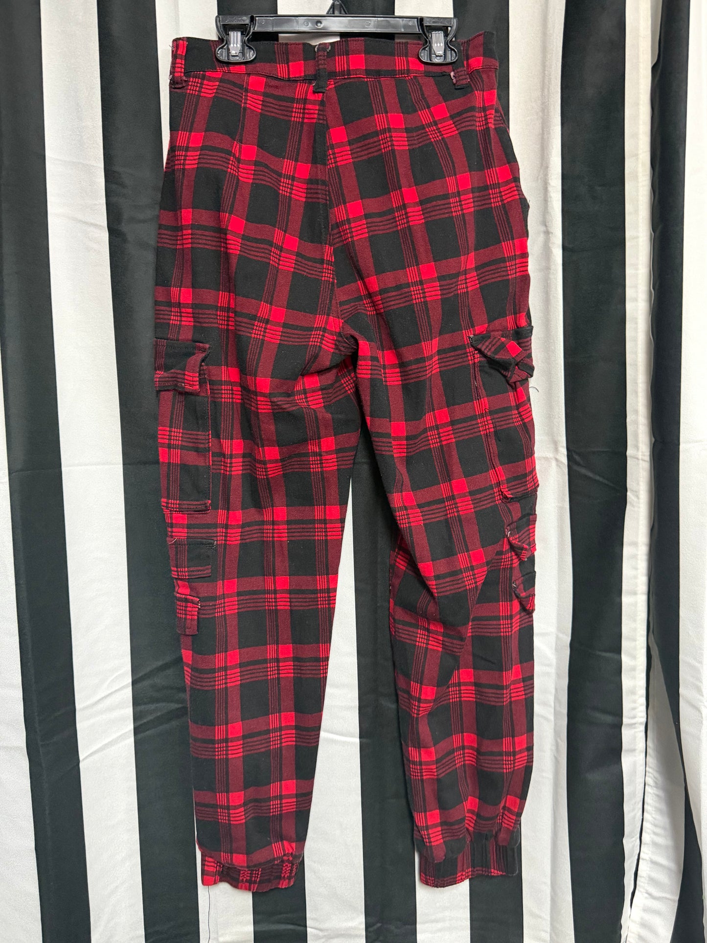 American Bazi Plaid Jogger Pants- Size Large