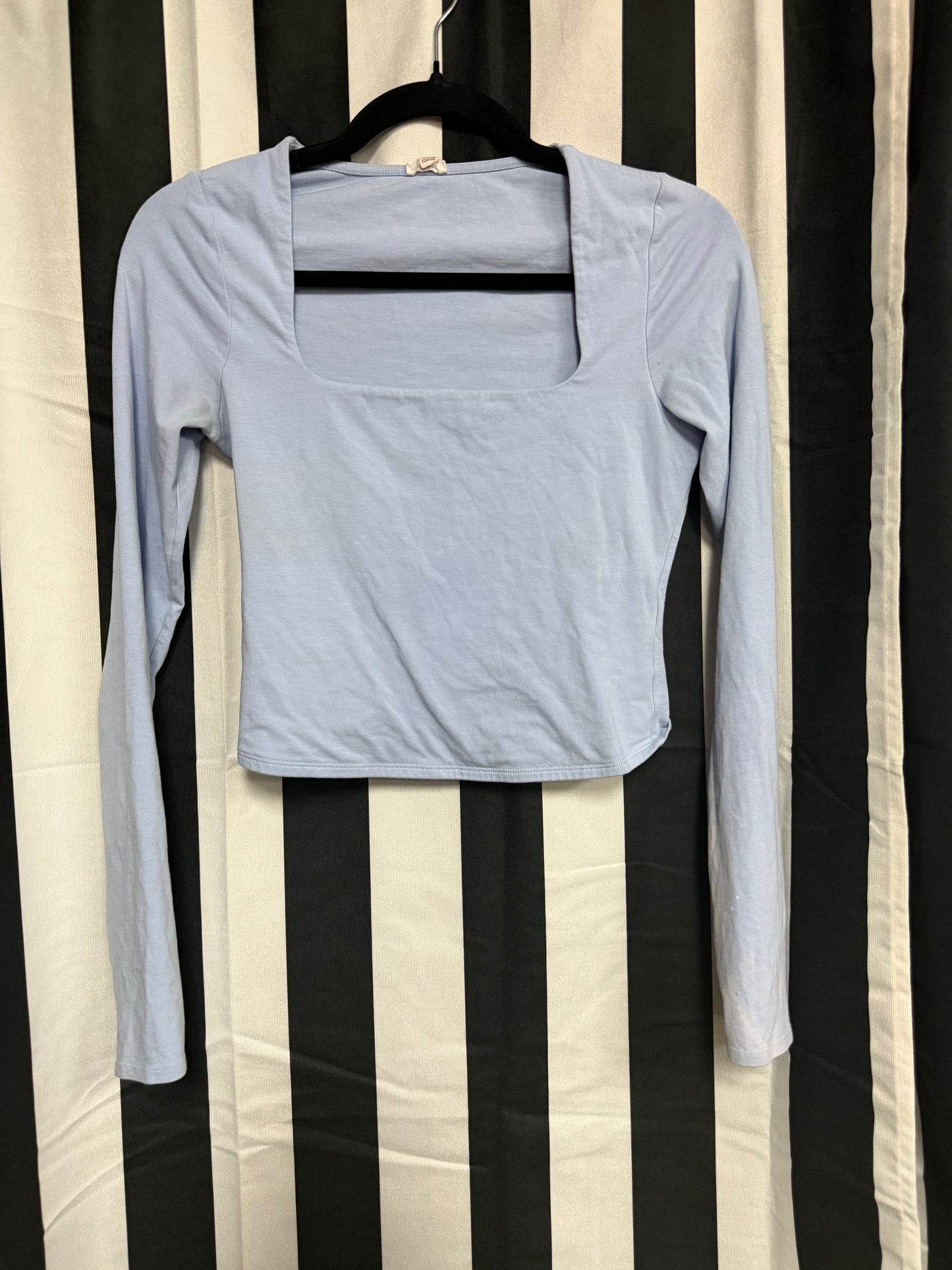 Garage - Baby Blue Crop Top- Size Small