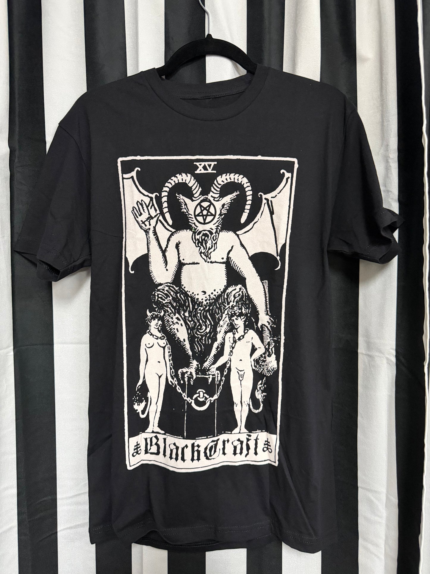 Authentic Blackcraft- The Devil Tarot Shirt-Size M