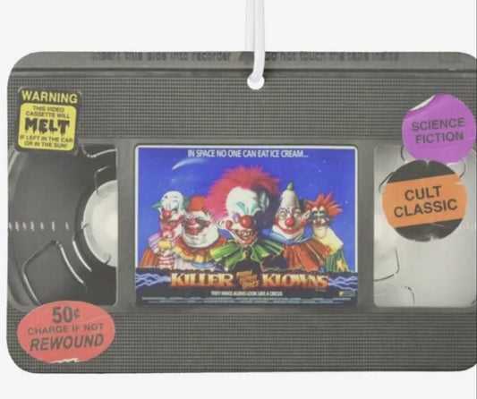 Killer Klowns VHS Freshener- Cotton Candy Scent