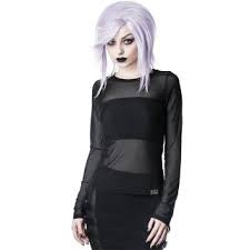 Byte Mesh Longsleeve Top- Killstar