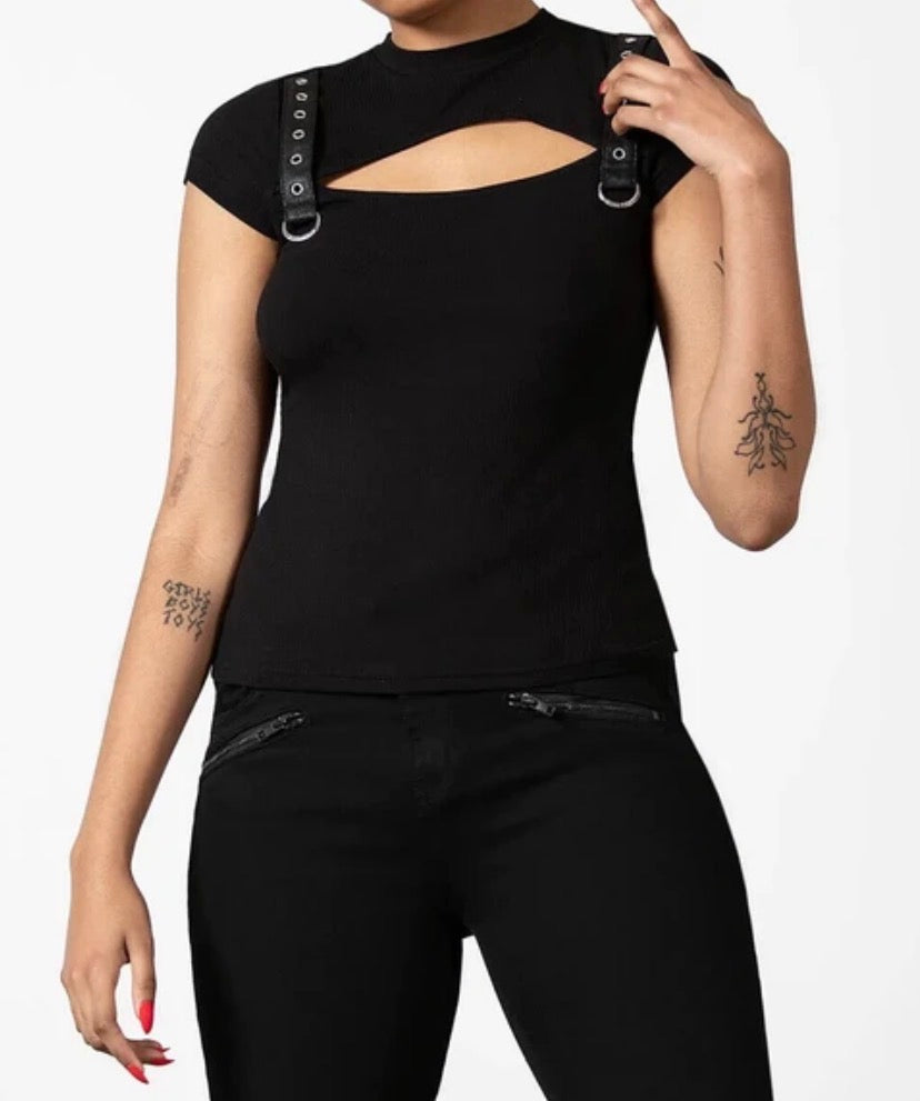 Killstar Trudy Keyhole Top- Size XS