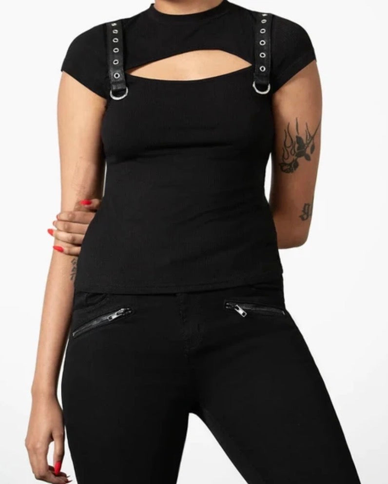 Killstar Trudy Keyhole Top- Size XS