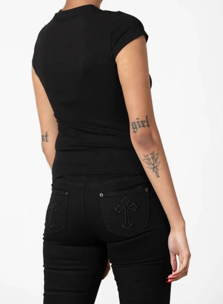 Killstar Trudy Keyhole Top- Size XS
