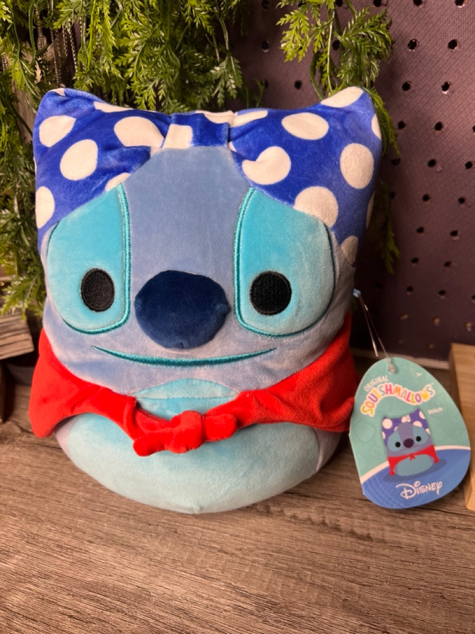 Squishmallow Official Disney 8-Inch Stitch, from Lilo and Stitch