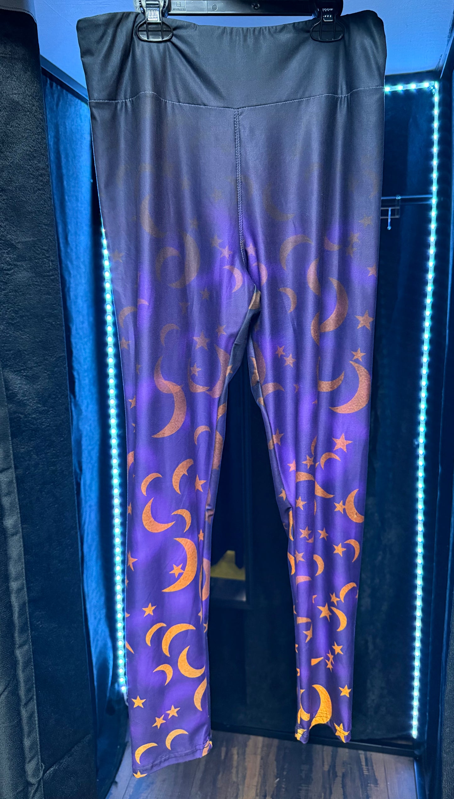 Purple Moon/Star Ombre Leggings