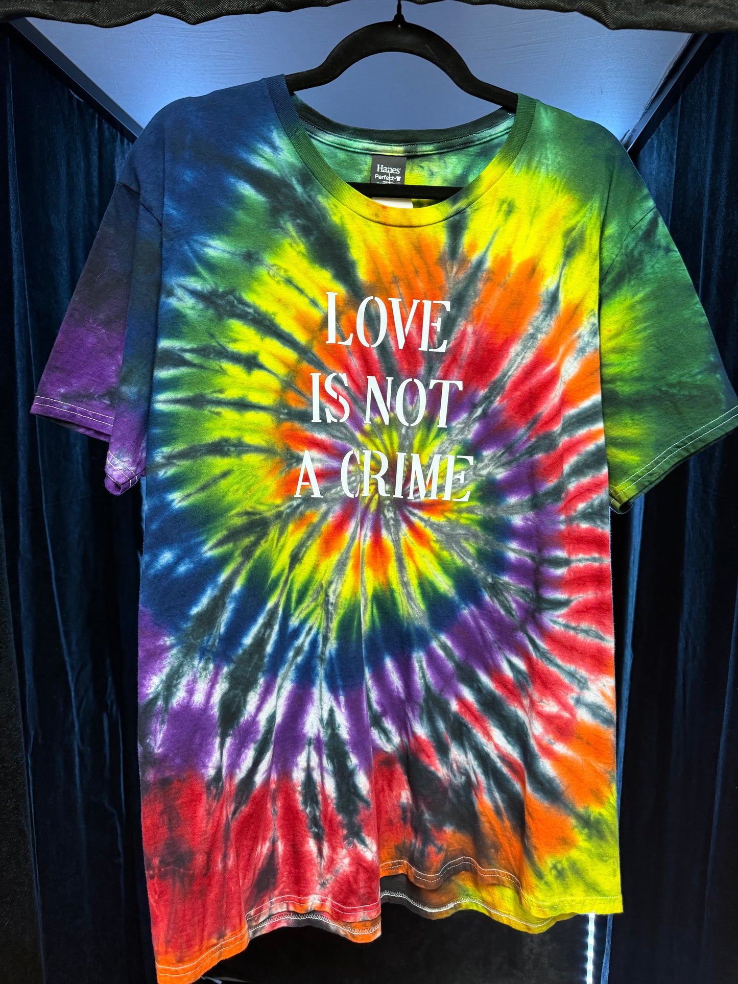 Love is Not a Crime -Tie Dyed by hand- T-shirts