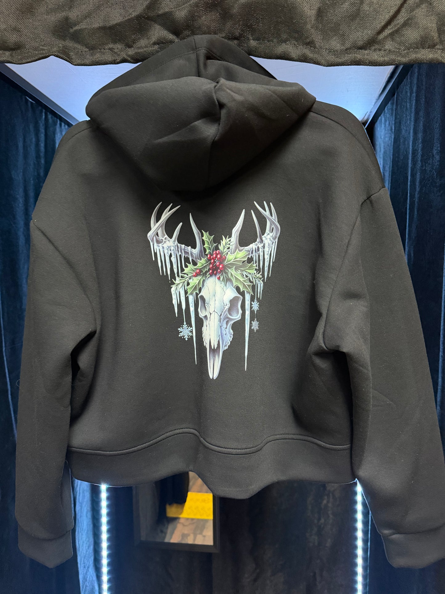 Yule/Winter Solstice Crop Hoodie