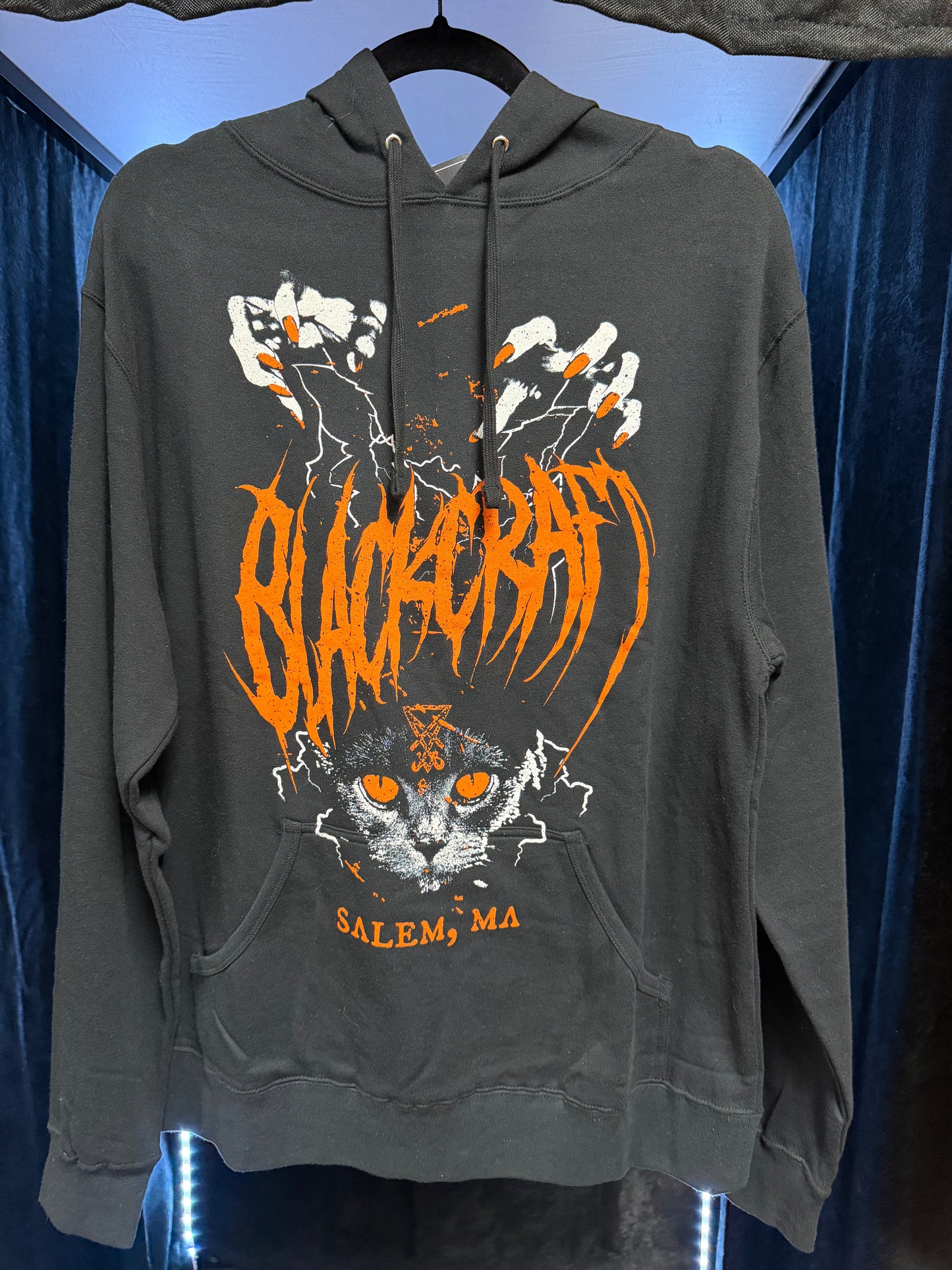Authentic Blackcraft Orange Salem Hoodie- Large