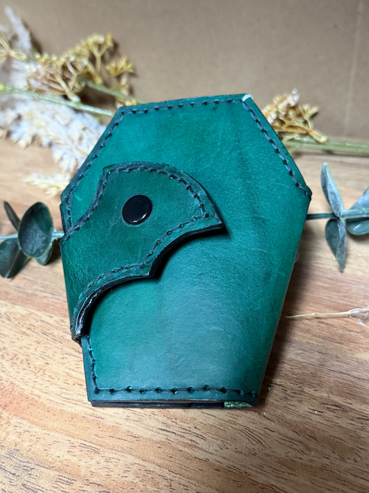 Handmade- Real Leather- Dragon Wing Wallet