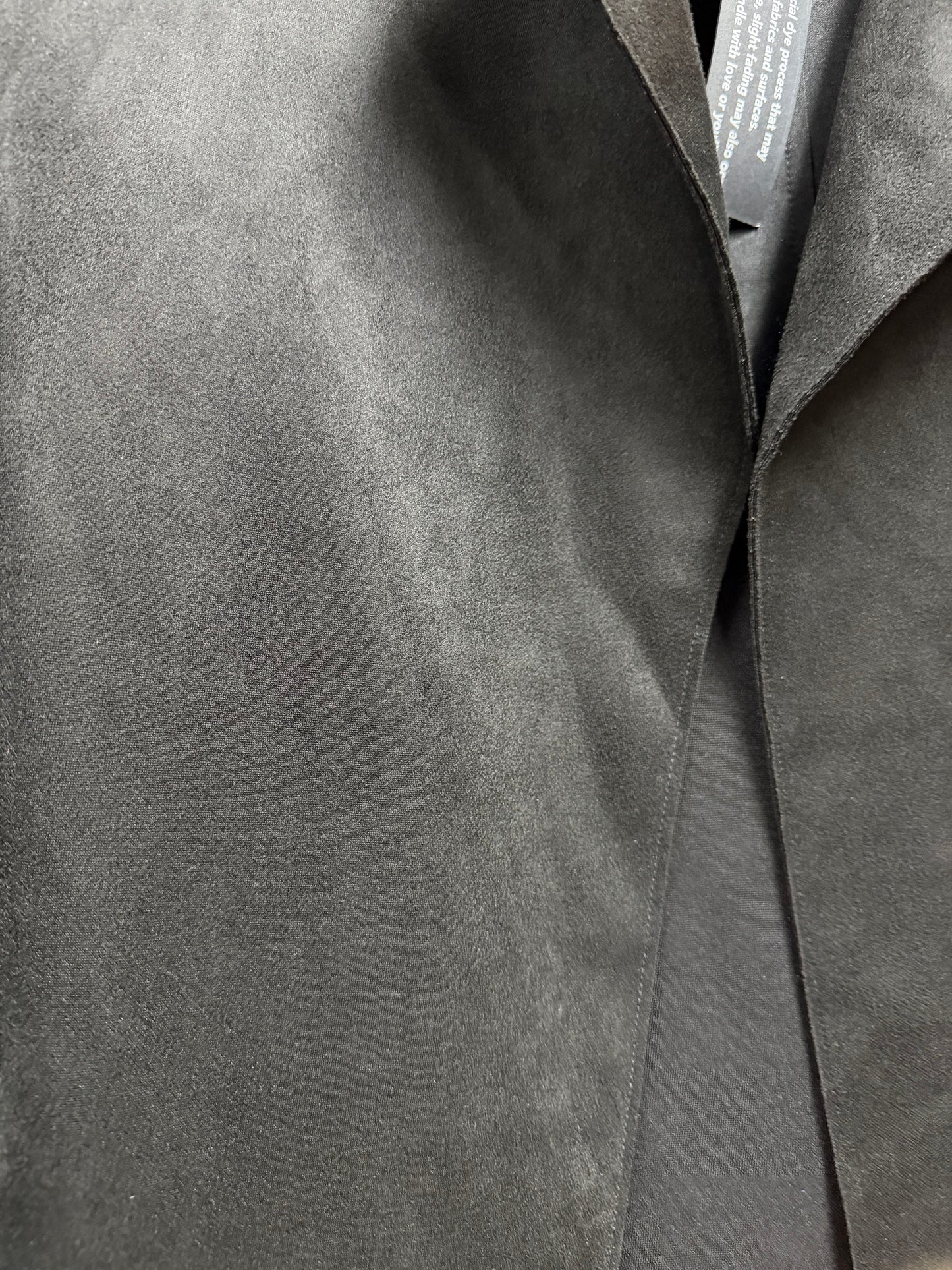 Luxe- Moleskin Suede Coat- Size M/L