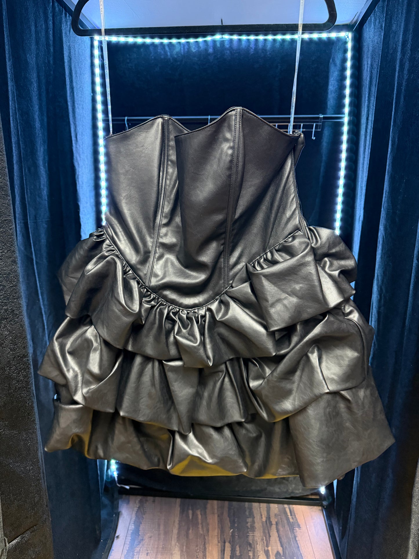 Dollskill- PU Leather Dress- Size XXL