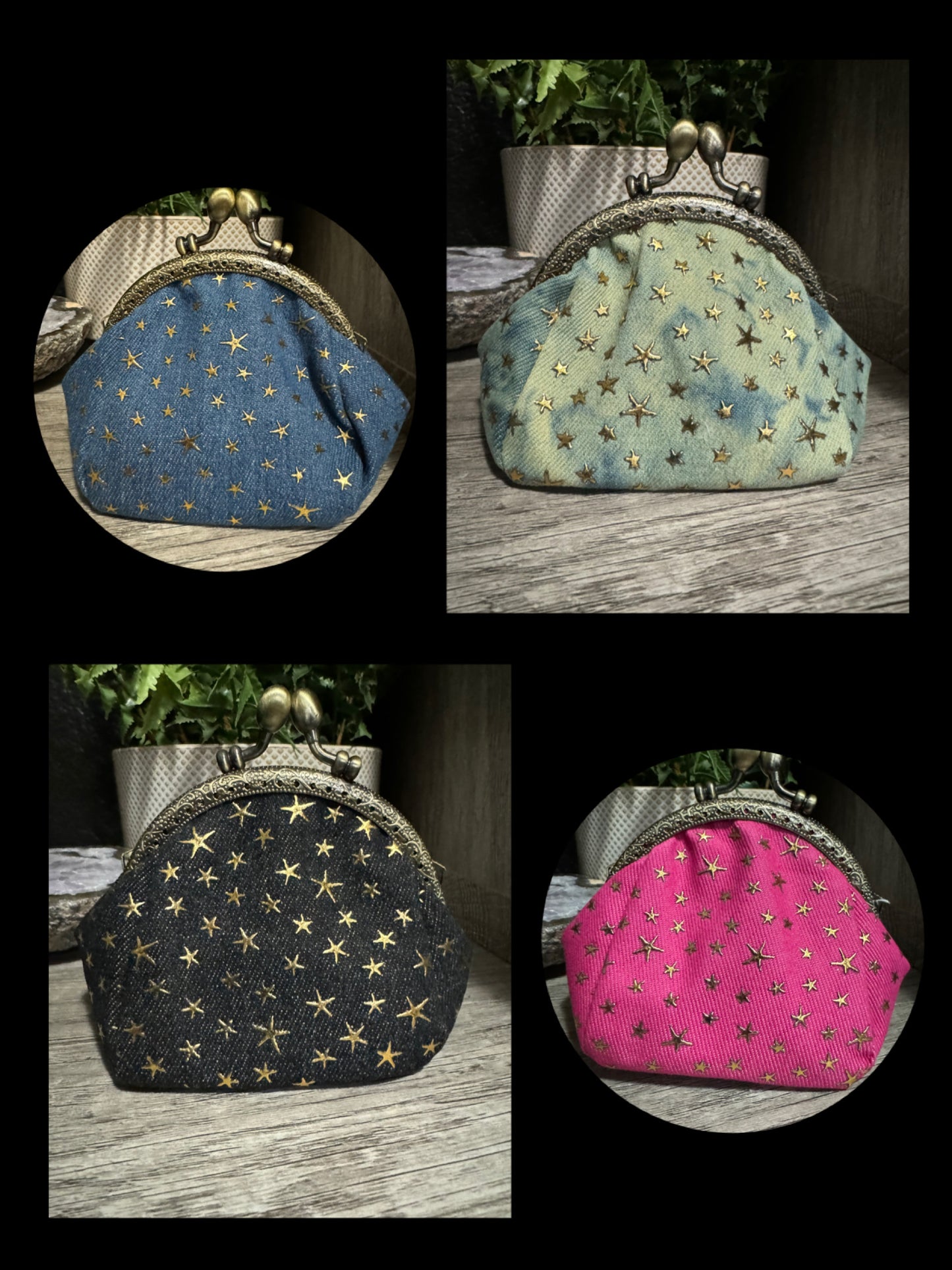 Witchy Star Coin Bags