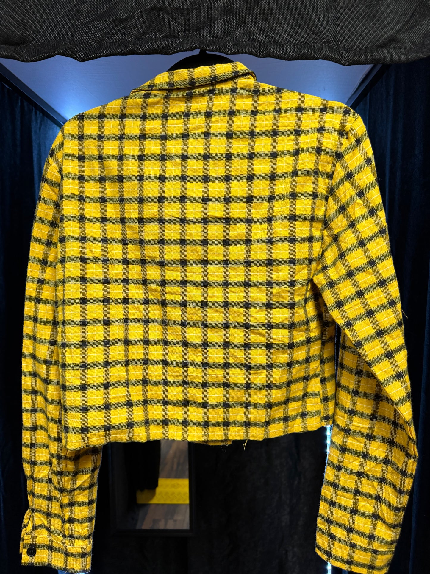 Dollskill- Yellow/Black Crop Jacket- Medium