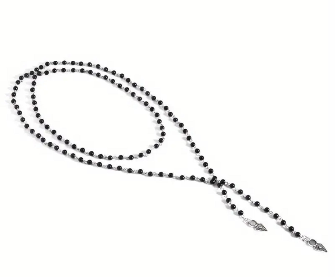 Versatile Beaded Long Necklace