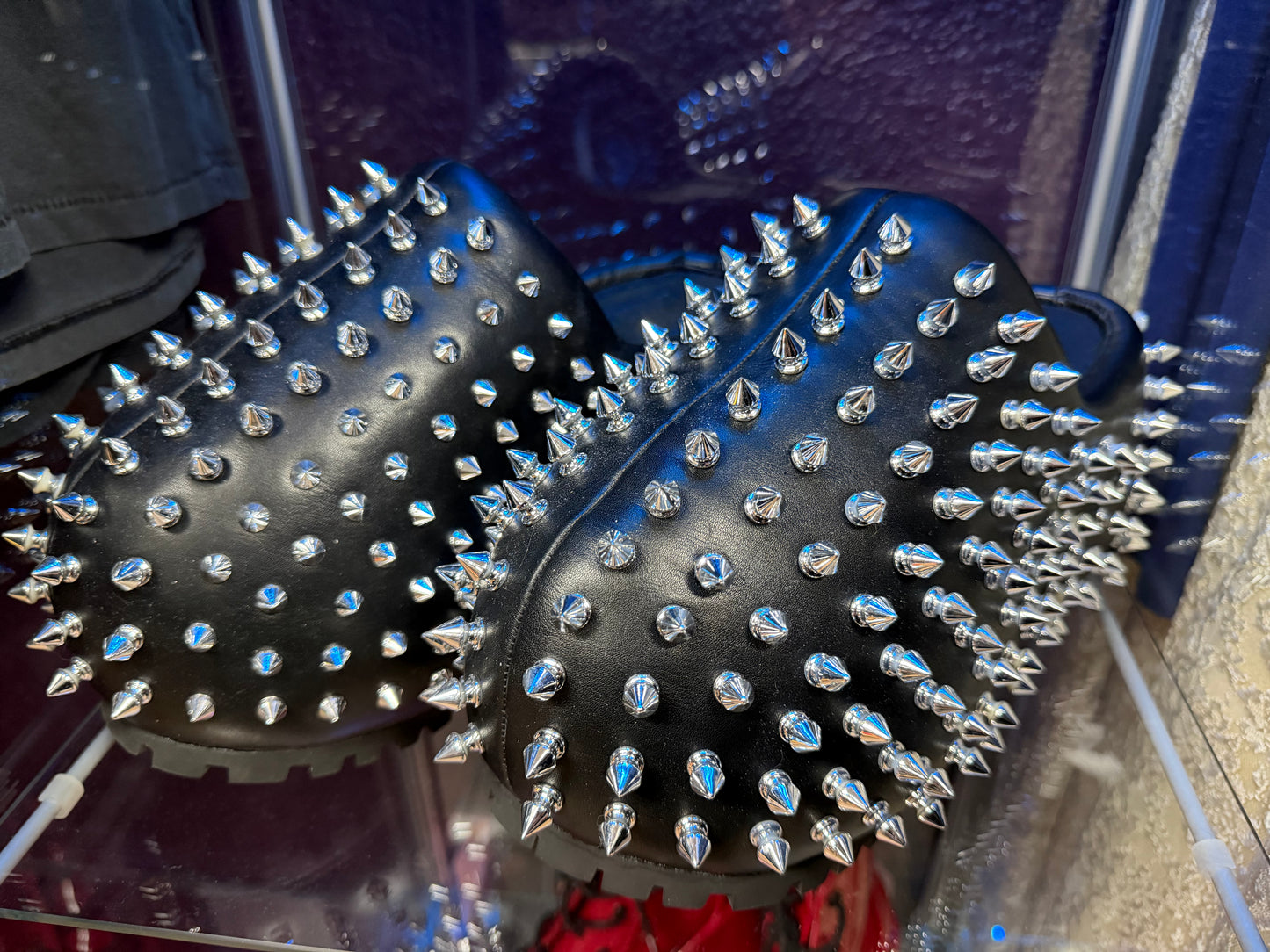 Dollskill Spiked Out Platform Clogs- Size 8