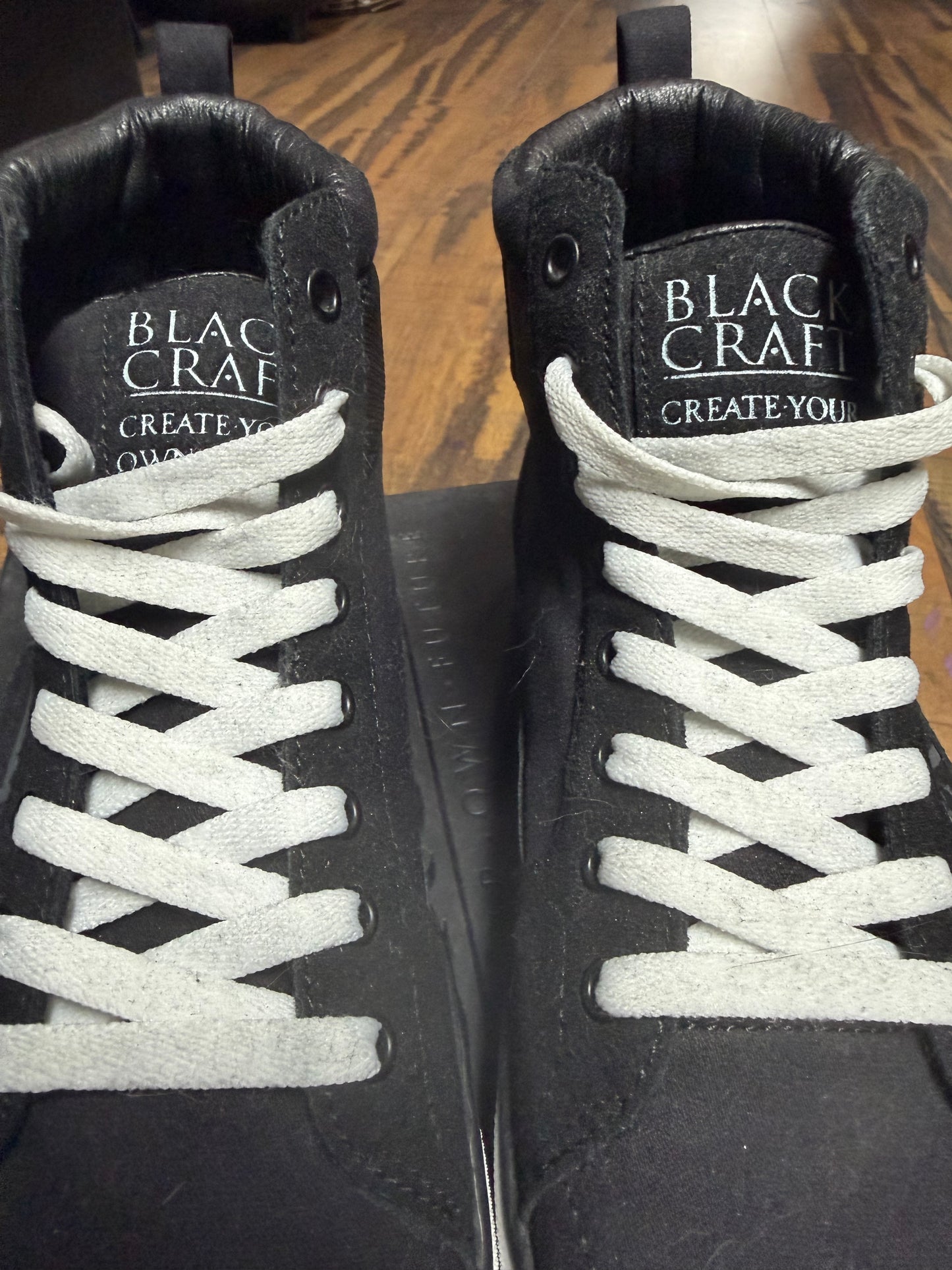 Blackcraft- Normandy High Top Sneakers- Size 8