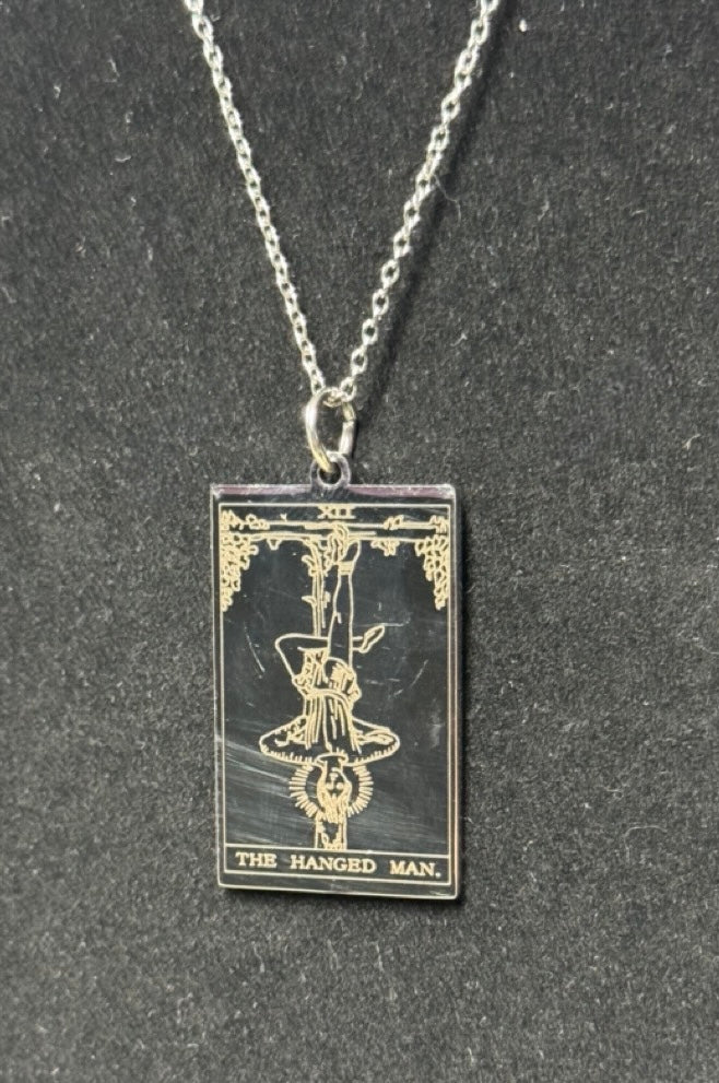 Stainless Steel Tarot Card Necklaces- Choose Your Card!