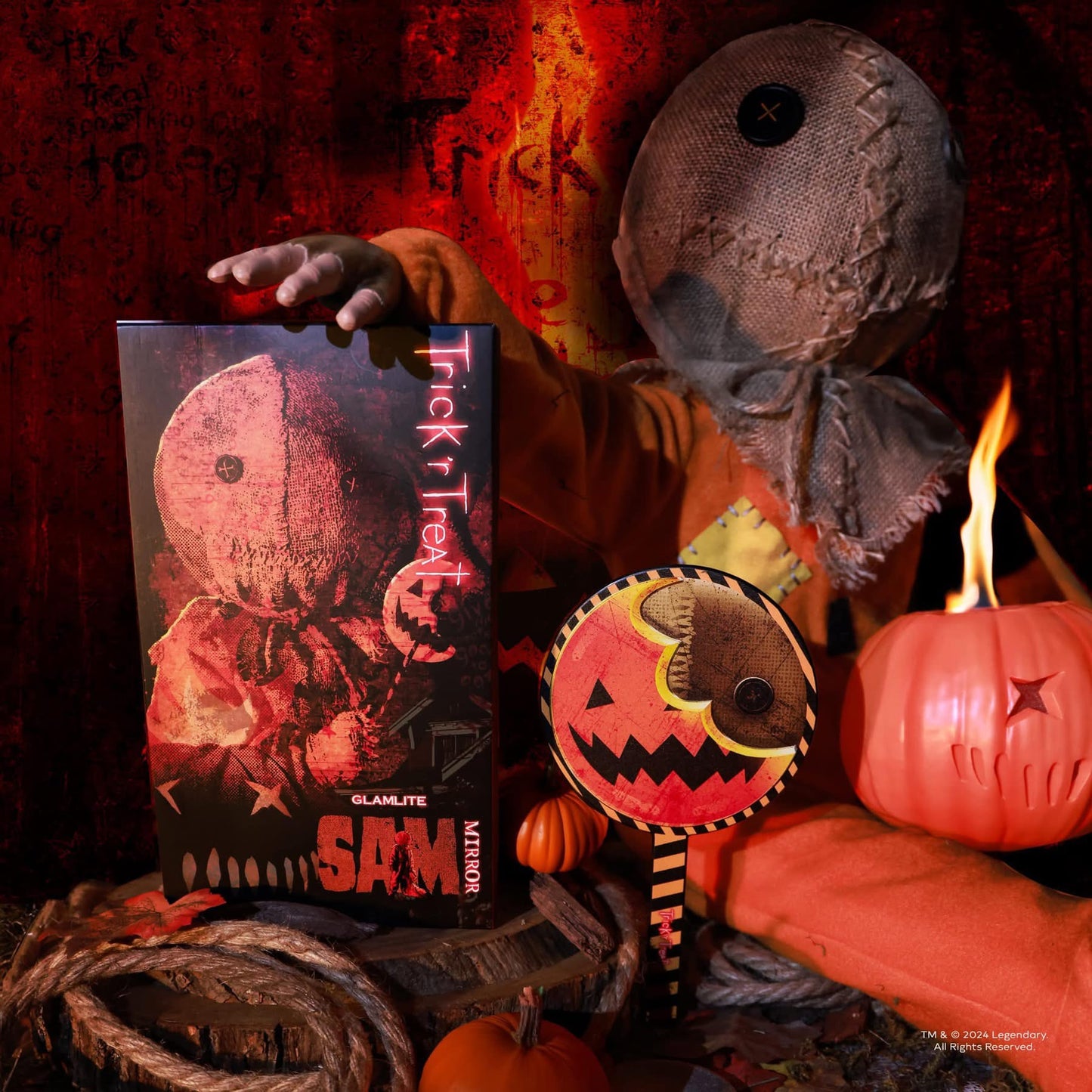 GlamLite Trick 'R Treat Sam Handheld Beauty Mirror