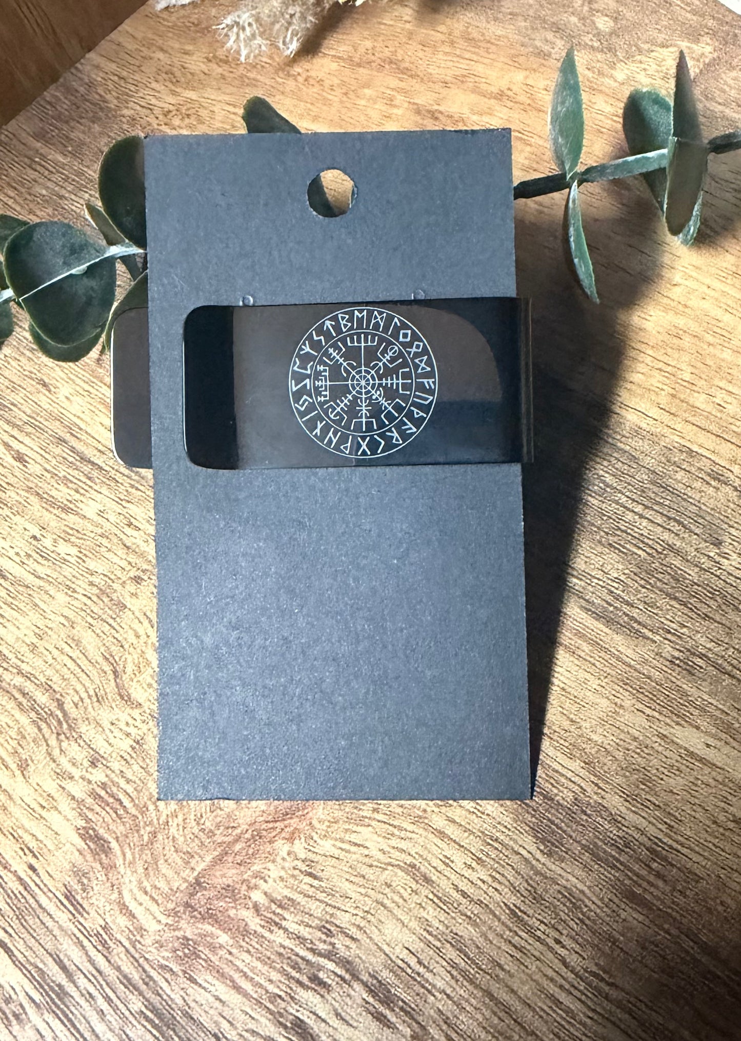 Stainless Steel Norse- Vegvisir- Money Clip