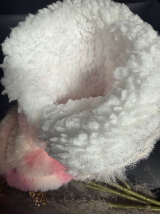 Pink Tie Dye- Slippers-Size M 7-8