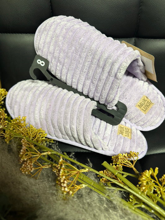 Purple Muk Luks- Slippers-Size 8
