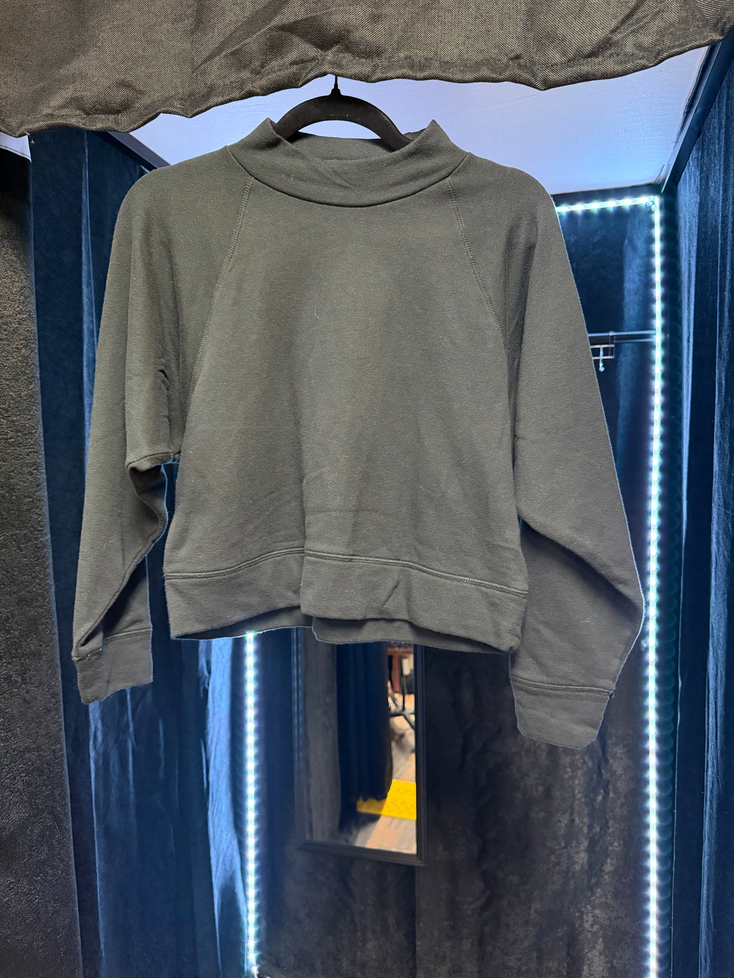 Black Crop Sweater- Size Small