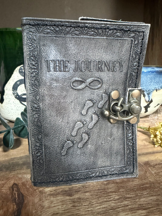 The Journey-Infinity Embossed Leather Travel Journal