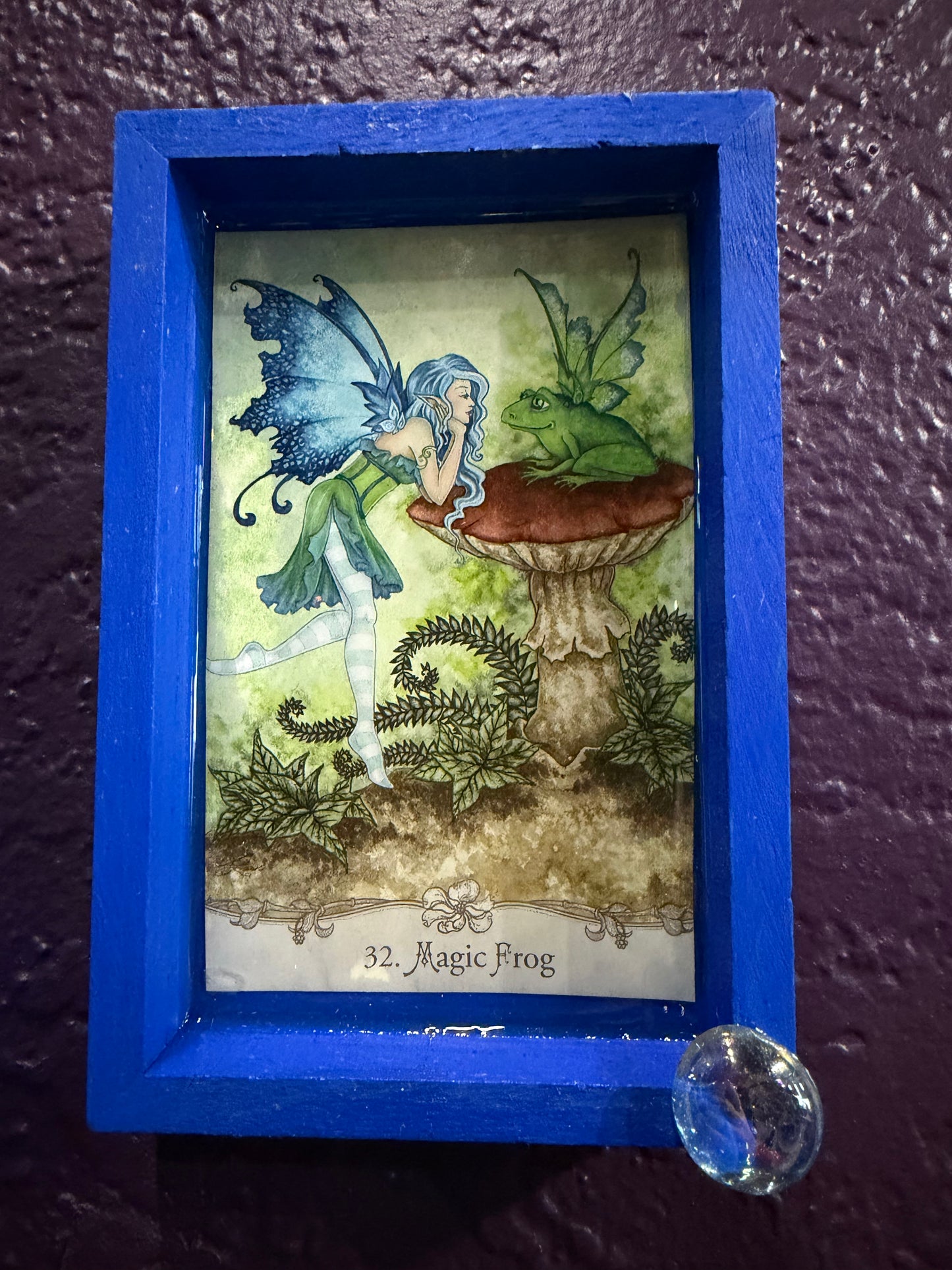 Handmade -Local Artist- Magic Frog Wall Hanger- Jakes Mom#15