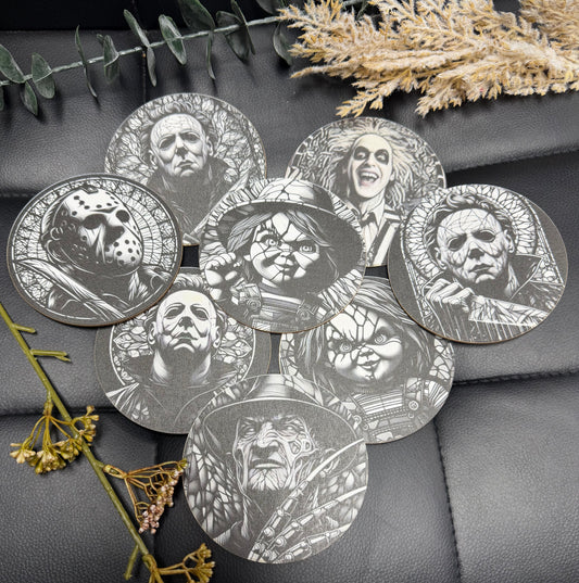 Horror Cup Coasters- Pack of 8