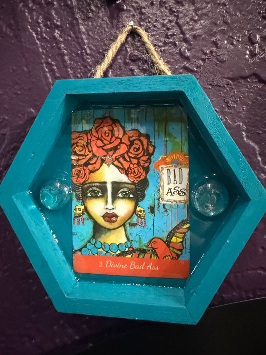 Handmade -Local Artist- Divine Bad Ass Wall Hanger- Jakes Mom#15