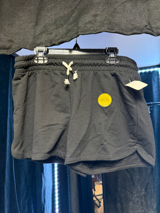 Black Drawstring Shorts- Kids Size: XXL (18)