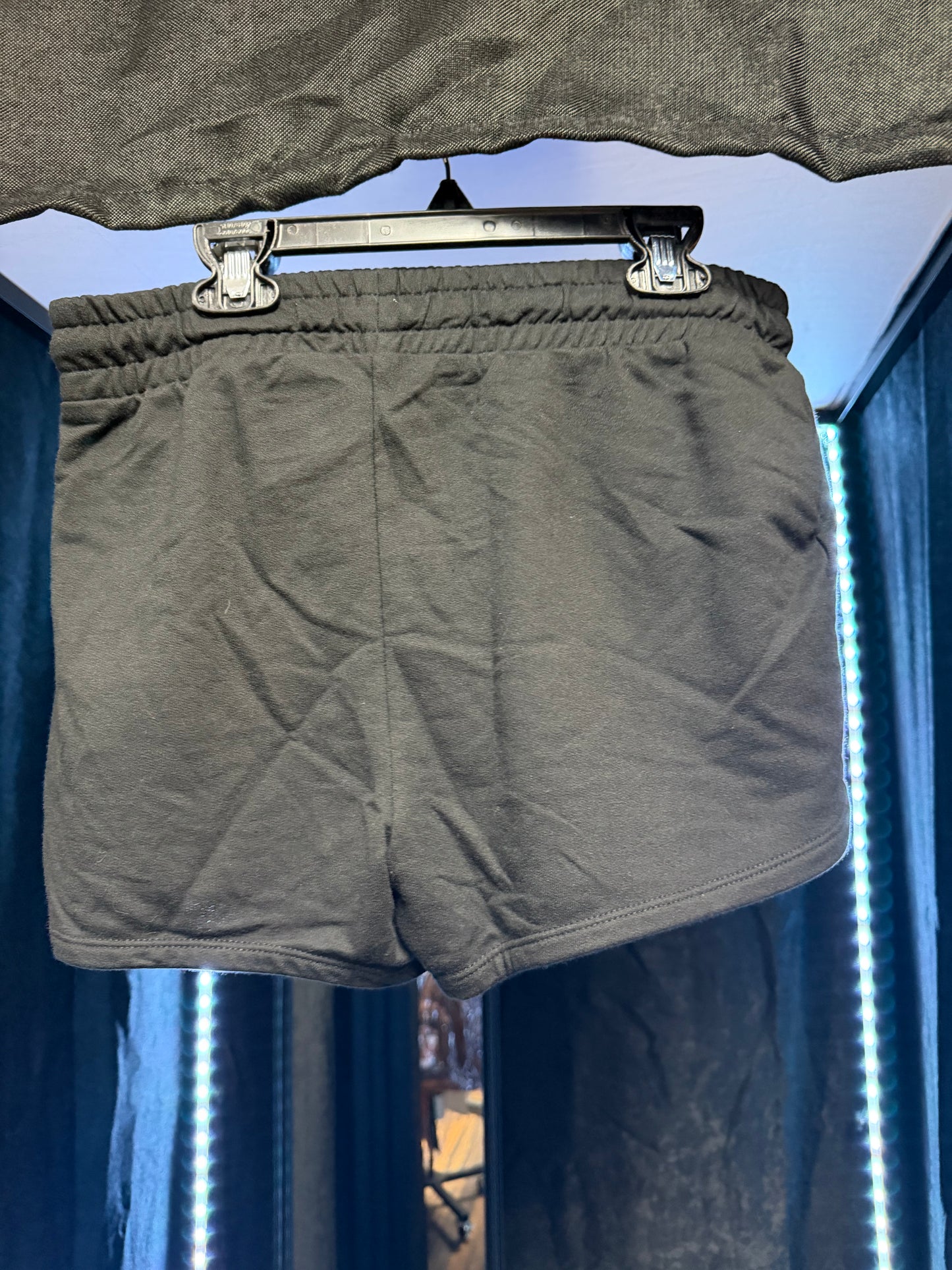 Black Drawstring Shorts- Kids Size: XXL (18)