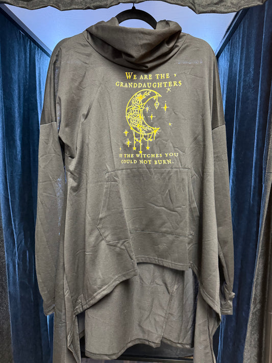 Granddaughters of the Witches Hooded Top- Size Large