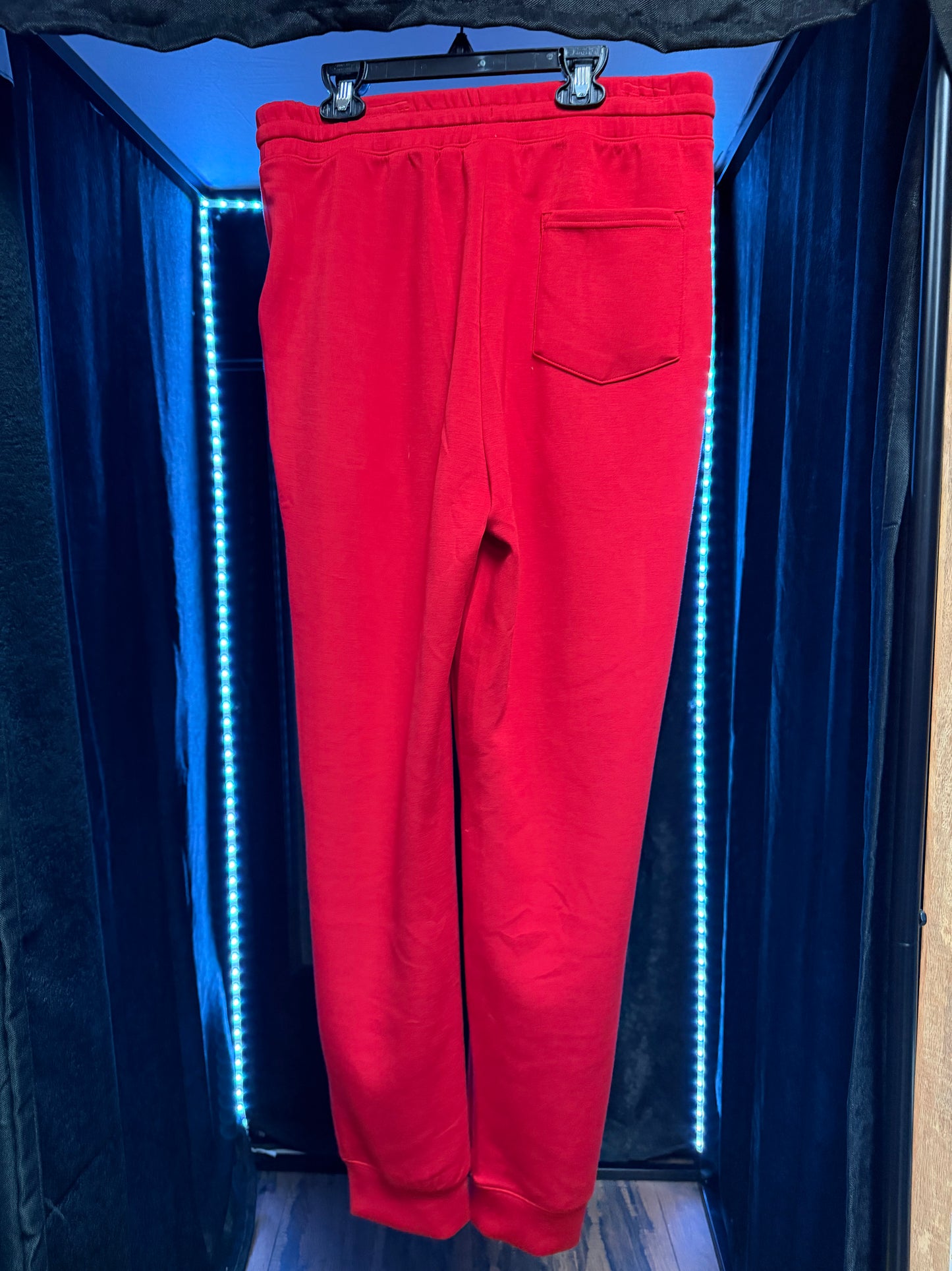 Lularoe- Red Boyfriend Joggers- Size S (Oversized)