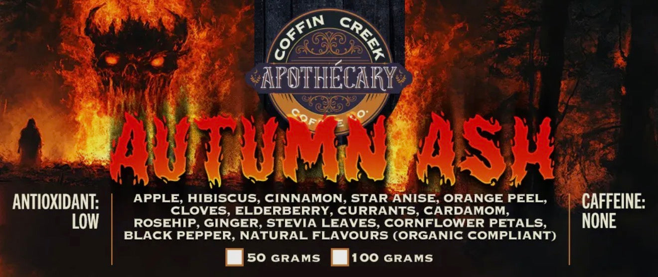 Autumn Ash Tea - Apple Cider Herb and Fruit Tea -100 Grams
