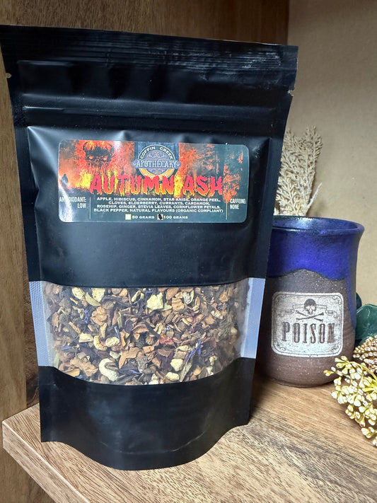 Autumn Ash Tea - Apple Cider Herb and Fruit Tea -100 Grams