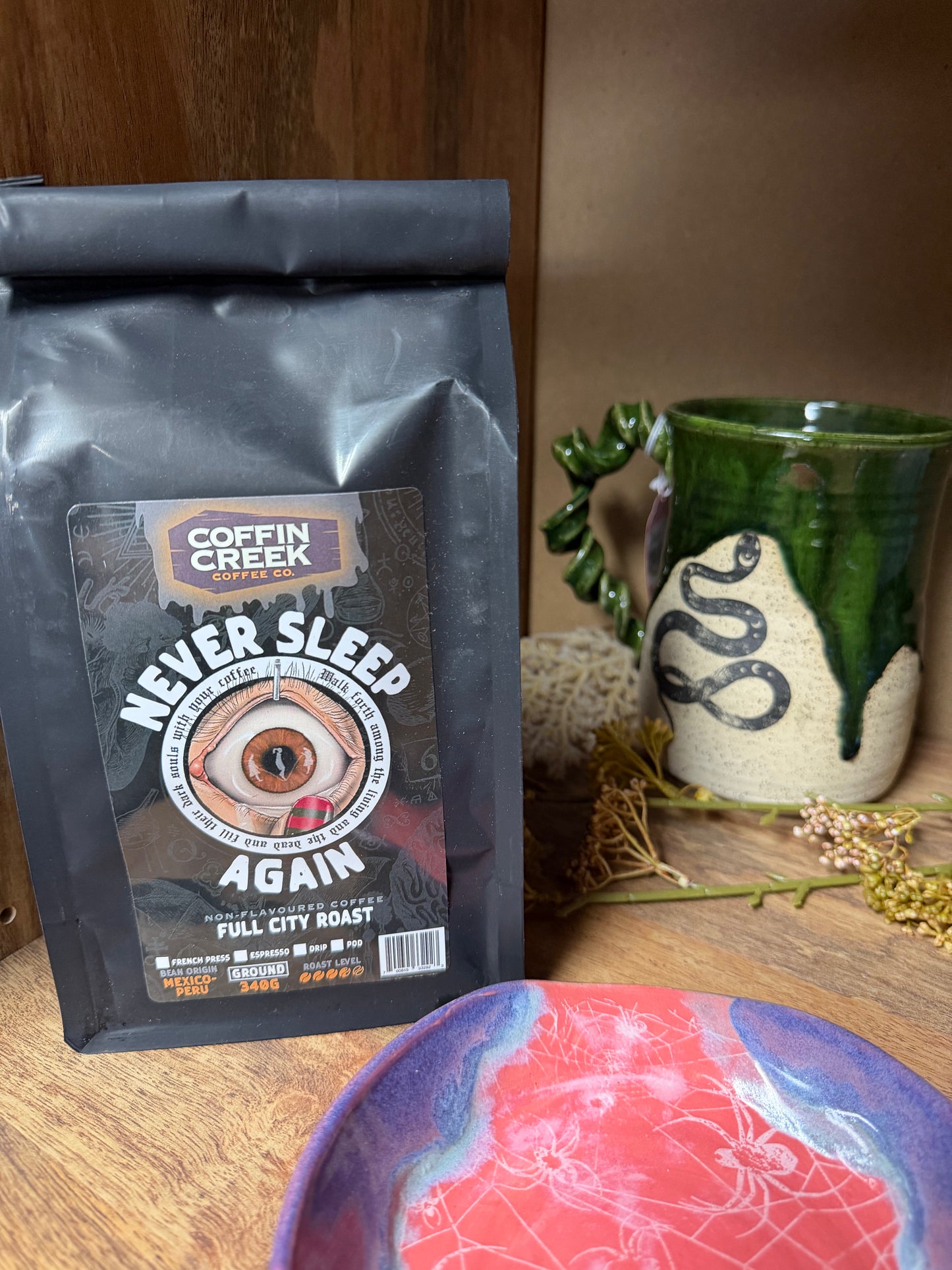 Never Sleep Again- Full Roast Coffee- 340G