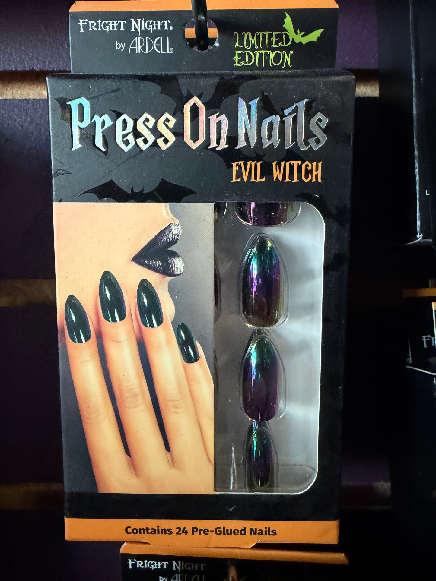 Evil Witch Press On Nails- Fright Night